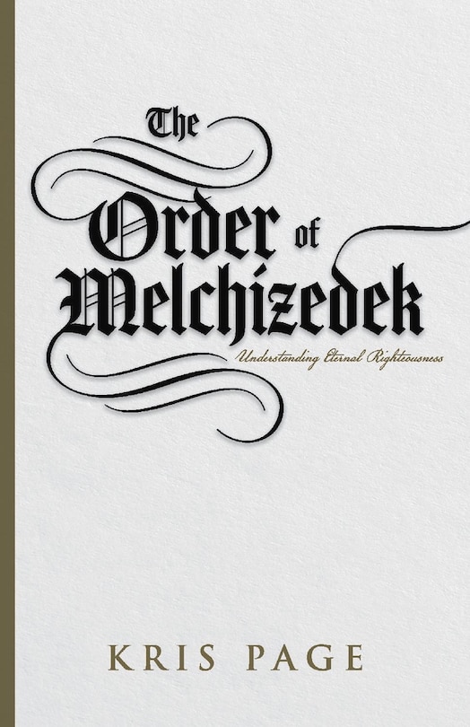 Couverture_The Order of Melchizedek