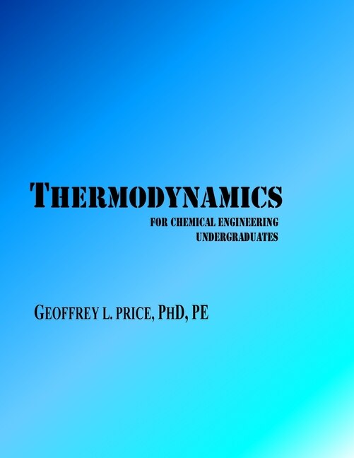 Couverture_Thermodynamics for Chemical Engineering Undergraduates