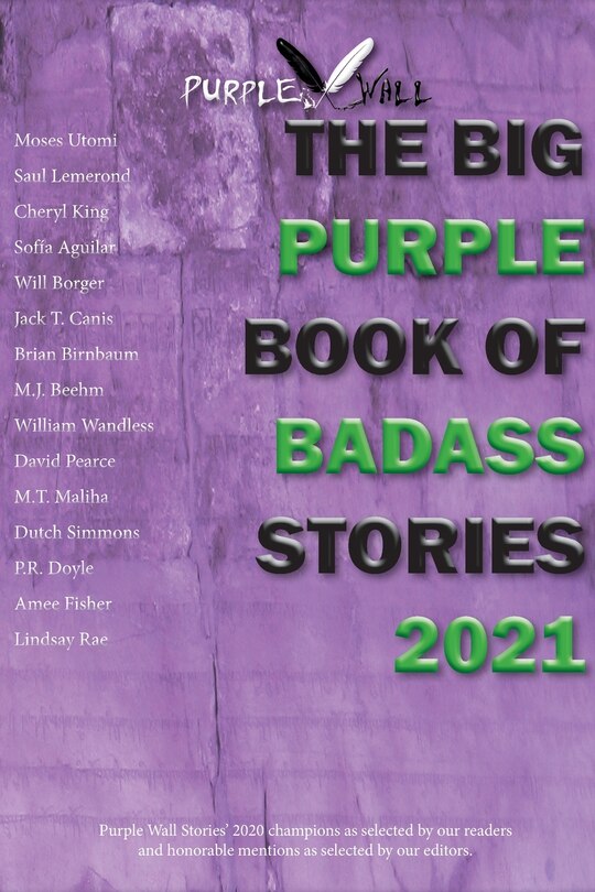 Front cover_The Big Purple Book of Badass Stories 2021