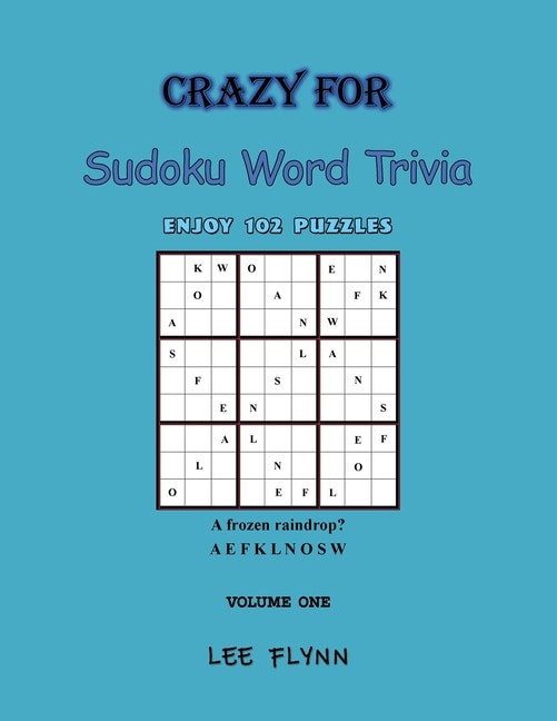 Front cover_Crazy For Sudoku Word Trivia