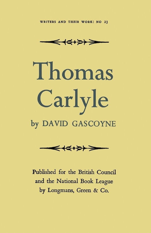 Front cover_Thomas Carlyle