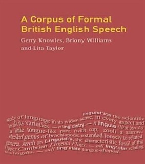 Front cover_A Corpus Of Formal British English Speech