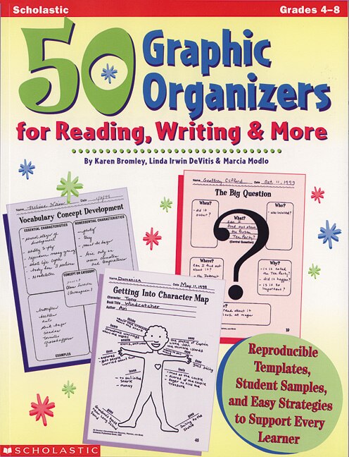 Front cover_50 Graphic Organizers for Reading, Writing and More