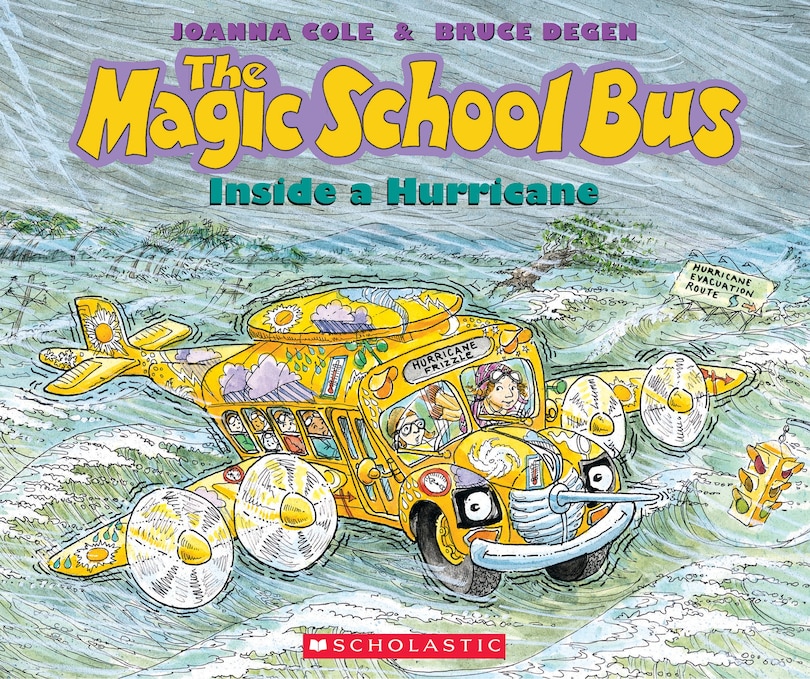 Front cover_The Magic School Bus Inside a Hurricane