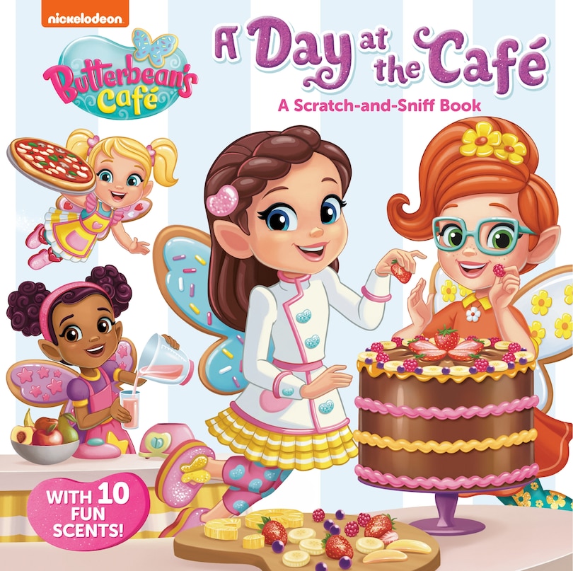 Front cover_A Day At The Cafe: A Scratch-and-sniff Book (butterbean's Cafe)