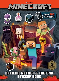 Front cover_Minecraft Official The Nether And The End Sticker Book (minecraft)
