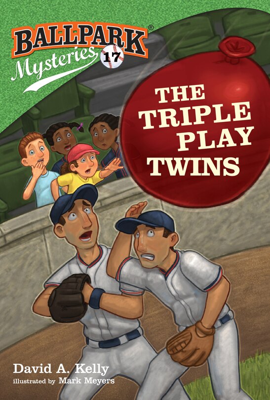 Front cover_Ballpark Mysteries #17: The Triple Play Twins