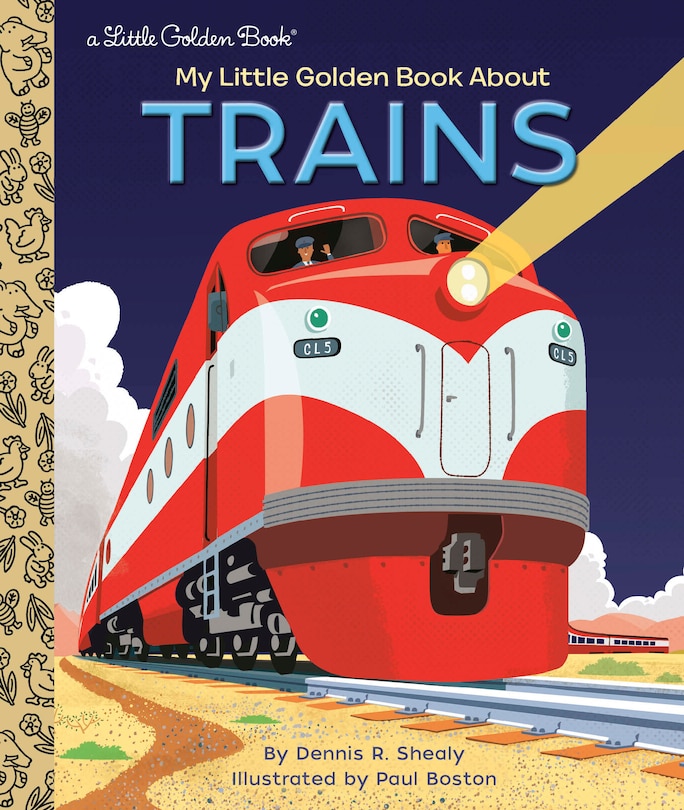 Front cover_My Little Golden Book About Trains