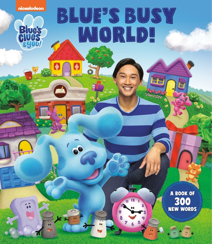 Front cover_Blue's Busy World! A Book Of 300 New Words (blue's Clues & You)