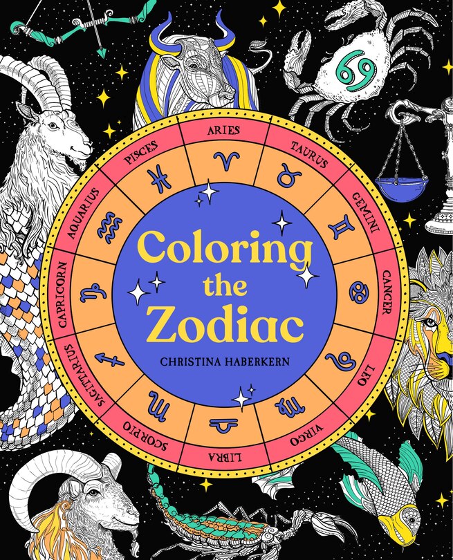 Front cover_Coloring The Zodiac