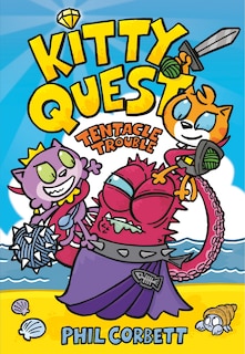Front cover_Kitty Quest: Tentacle Trouble: A Graphic Novel