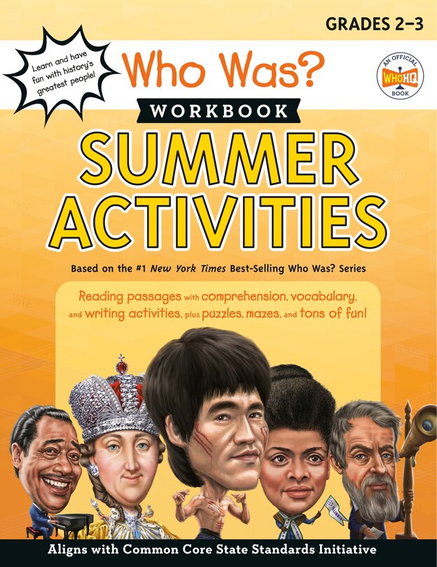 Front cover_Who Was? Workbook: Summer Activities
