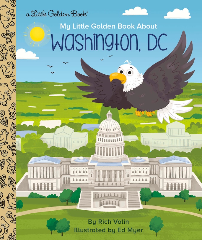 Front cover_My Little Golden Book About Washington, Dc