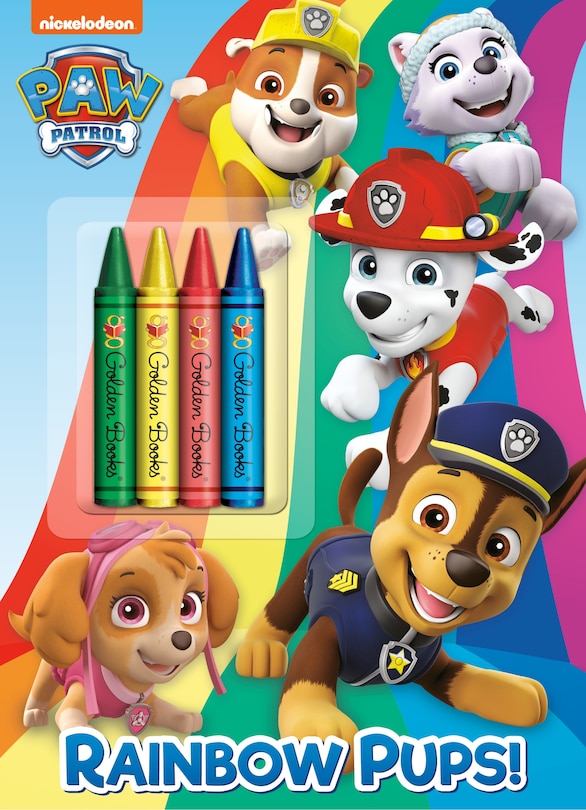 Front cover_Rainbow Pups! (paw Patrol)