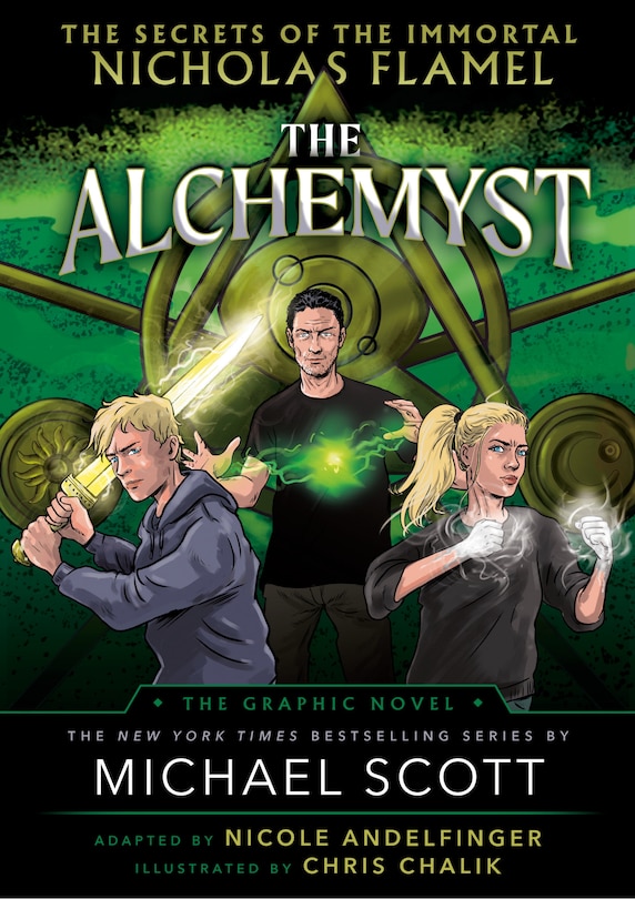 Front cover_The Alchemyst: The Secrets of the Immortal Nicholas Flamel Graphic Novel