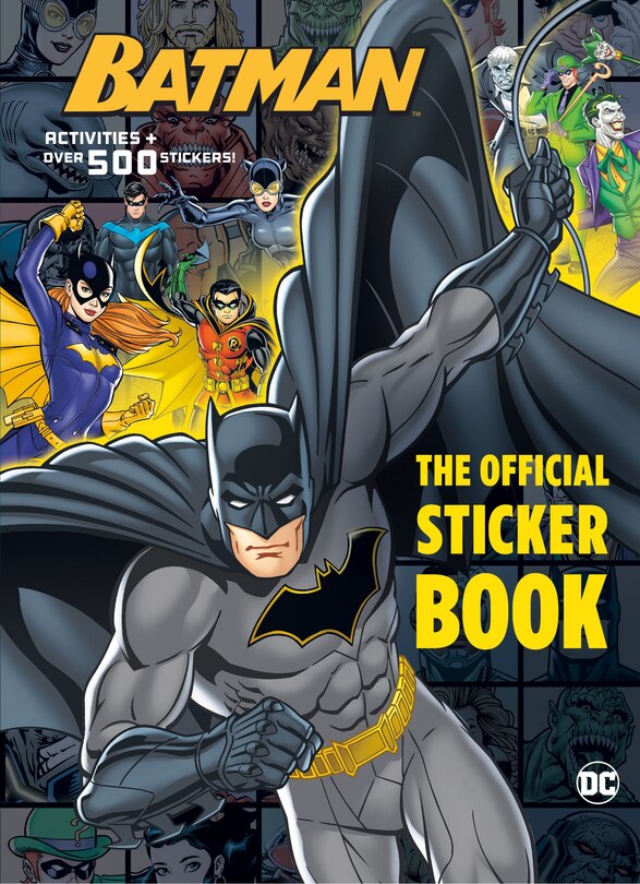 Front cover_Batman: The Official Sticker Book (dc Batman)