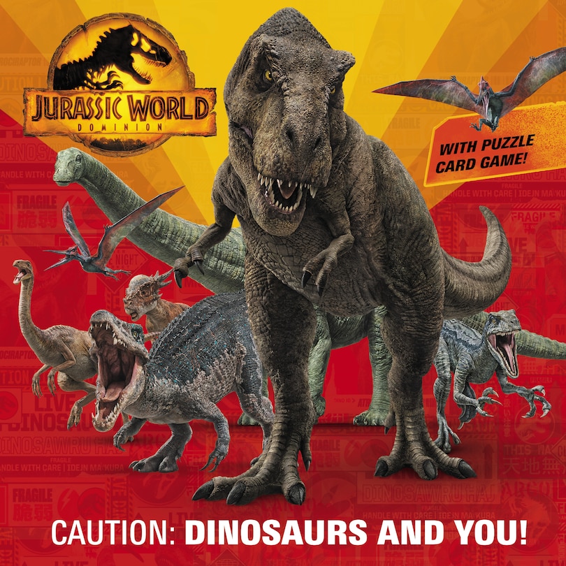 Couverture_Caution: Dinosaurs And You! (jurassic World Dominion)