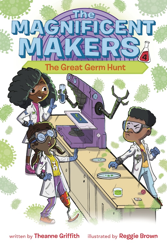 Front cover_The Magnificent Makers #4: The Great Germ Hunt