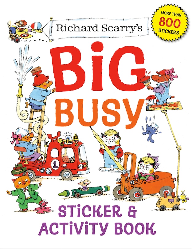 Front cover_Richard Scarry's Big Busy Sticker & Activity Book