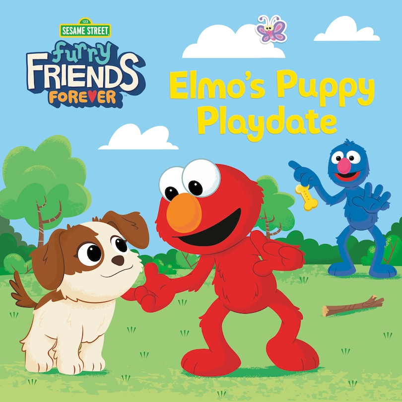 Front cover_Furry Friends Forever: Elmo's Puppy Playdate (sesame Street)