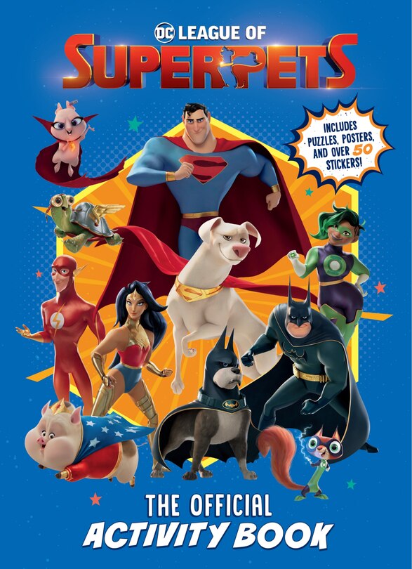 Front cover_Dc League Of Super-pets: The Official Activity Book (dc League Of Super-pets Movie)