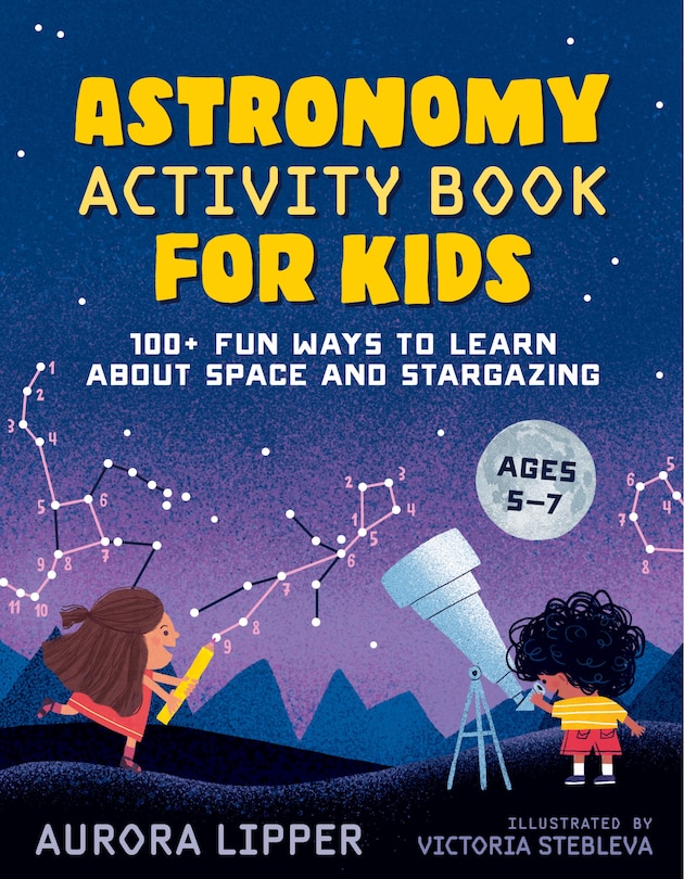 Front cover_Astronomy Activity Book For Kids