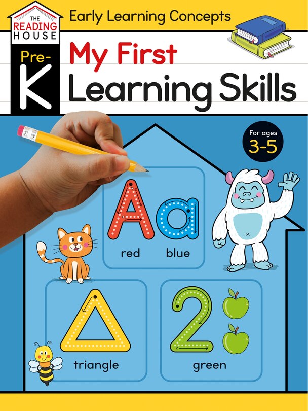 Front cover_My First Learning Skills (pre-k Early Learning Concepts Workbook)