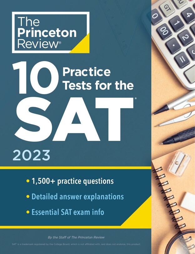 Front cover_10 Practice Tests For The Sat, 2023