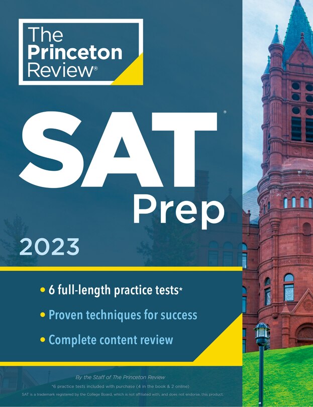 Front cover_Princeton Review SAT Prep, 2023
