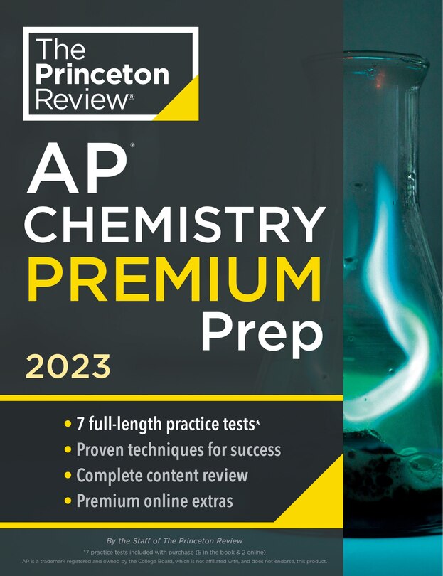 Front cover_Princeton Review AP Chemistry Premium Prep, 2023