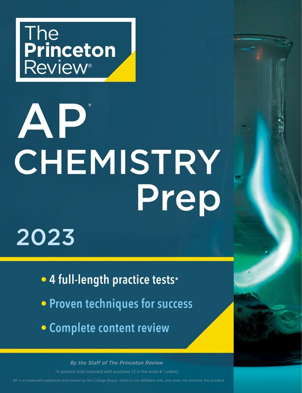 Front cover_Princeton Review AP Chemistry Prep, 2023