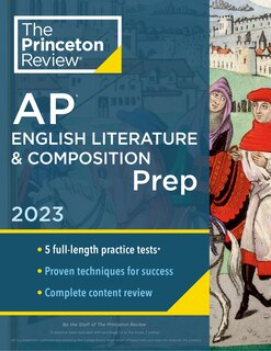 Front cover_Princeton Review AP English Literature & Composition Prep, 2023