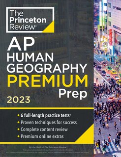 Front cover_Princeton Review AP Human Geography Premium Prep, 2023