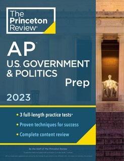 Couverture_Princeton Review AP U.S. Government & Politics Prep, 2023