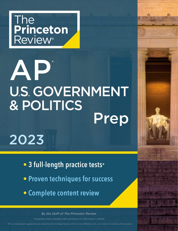 Couverture_Princeton Review AP U.S. Government & Politics Prep, 2023