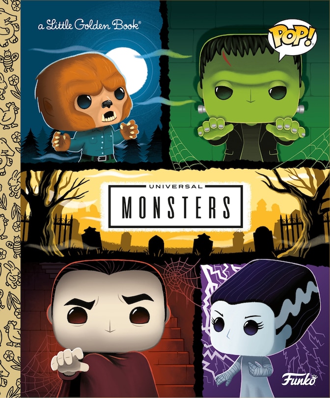 Front cover_Universal Monsters Little Golden Book (funko Pop!)