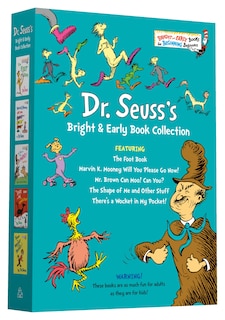 Dr. Seuss Bright & Early Book Boxed Set Collection: The Foot Book; Marvin K. Mooney Will You Please Go Now!; Mr. Brown Can Moo! Can You?, The Shape of Me and Other Stuff; There's a Wocket in My Pocket!