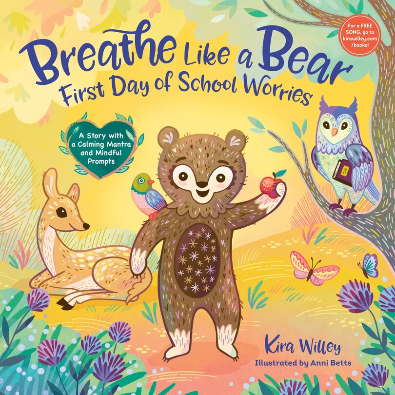 Front cover_Breathe Like a Bear: First Day of School Worries