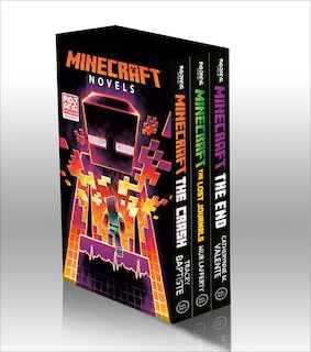 Front cover_Minecraft Novels 3-book Boxed