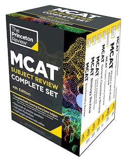 Princeton Review Mcat Subject Review Complete Box Set, 4th Edition: 7 Complete Books + 3 Online Practice Tests