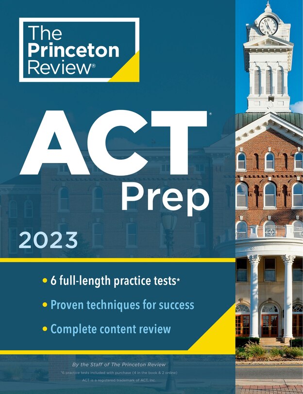Front cover_Princeton Review Act Prep, 2023