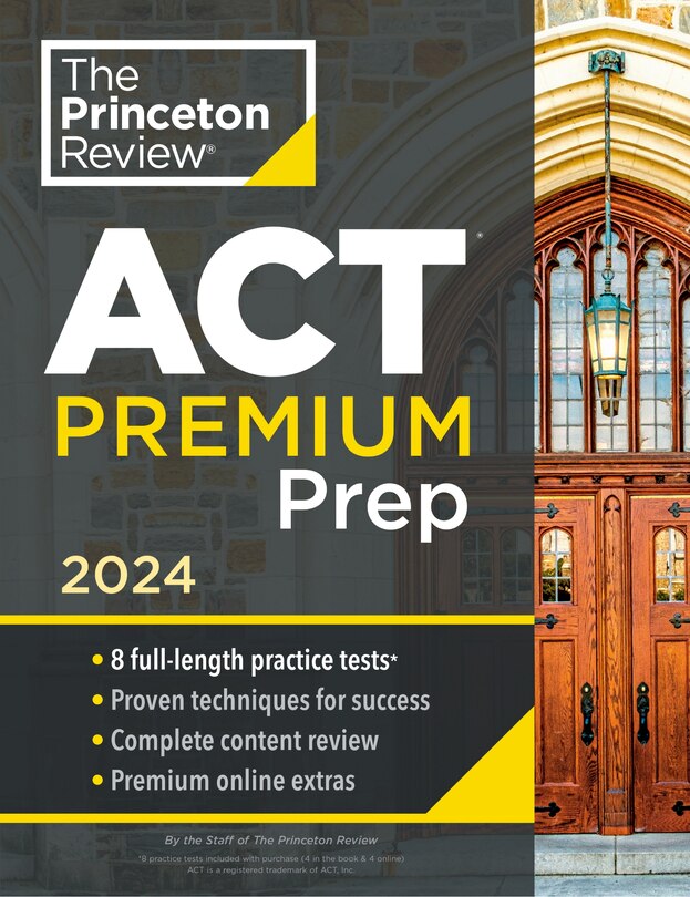 Front cover_Princeton Review ACT Premium Prep, 2024