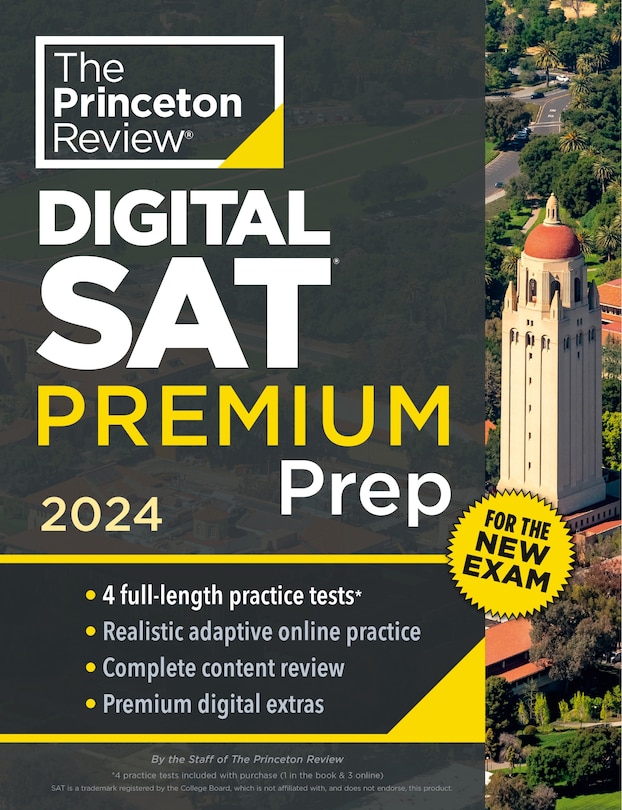 Front cover_Princeton Review Digital SAT Premium Prep, 2024