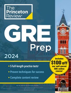 Couverture_Princeton Review GRE Prep, 2024