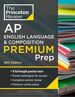 Front cover_Princeton Review AP English Language & Composition Premium Prep, 18th Edition