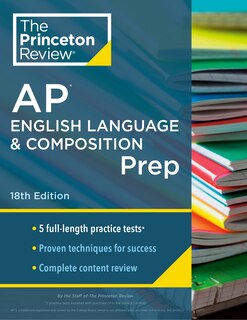 Front cover_Princeton Review AP English Language & Composition Prep,  18th Edition