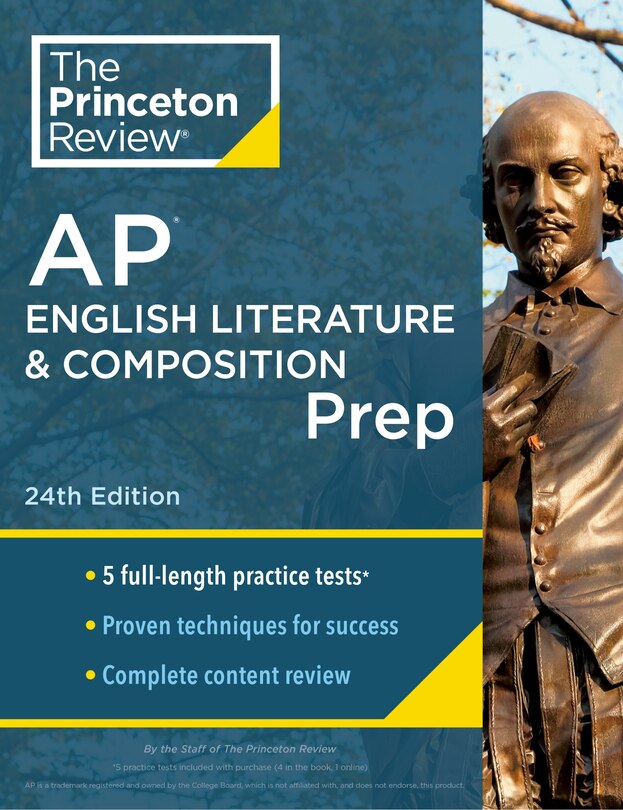 Front cover_Princeton Review AP English Literature & Composition Prep, 24th Edition