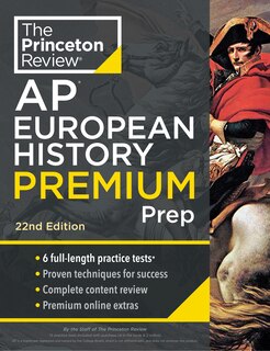 Front cover_Princeton Review AP European History Premium Prep, 22nd Edition