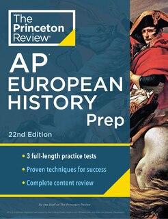 Front cover_Princeton Review AP European History Prep, 22nd Edition