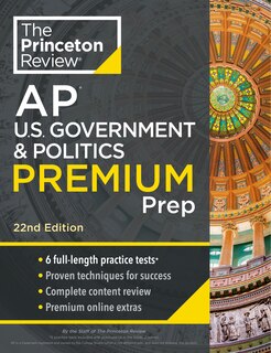 Front cover_Princeton Review AP U.S. Government & Politics Premium Prep, 22nd Edition